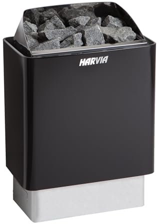 Harvia KIP45E Black Saunaofen 4,5 kW Elektroofen finnischer Saunaofen Schwarz