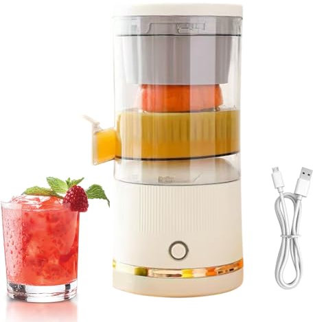 Ducteur De Séparation Automatique - Juicer Aux Agrumes, Machine À Presse Aux Fruits | Récipient De Jus Portable, Mélangeur De Presse-agrumes Électrique 7.4 V, Sheer Orange Pour Citron Vert, Pamplemous