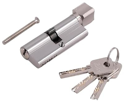 Bombin Cerradura Seguridad, Cilindro de Seguridad Cerradura de puerta de 70 mm Cilindro de latón de latón Cerraduras de cobre Core Un grado Anti-Robo Puertas Cilindros Seguridad Bloqueo de protección