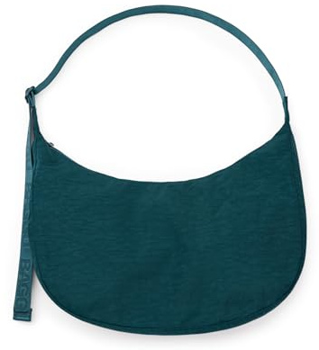 BAGGU Large Nylon Crescent Bag - Deep Sea