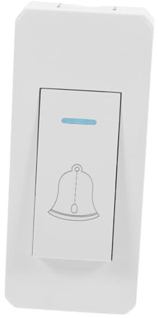 SOPOTUTU Interruptor de Puerta de Alta Potencia para Timbre y Control de Acceso Fácil Instalación Superficie Botón Pulsador Resistente para Hogares y Oficinas sin Enchufe Montaje Pared