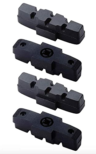BBB Cycling Fahrrad Bremsschuhe HydroStop, BBS-09 Bremsklötze, 2 Paar (4 Insgesamt), Schwarz