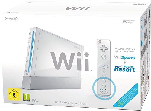 Nintendo Wii Sports Resort Pack - Konsole inkl. Wii Sports, Wii Sports Resort, Remote Plus Controller, weiß