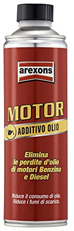 Arexons Additivo Olio Motore, 500 ml, Additivo Pulitore e Protettivo, Adatto per Tutti i Motori a Gasolio e Benzina, Migliora le Prestazioni del Motore, Elimina le Perdite d'Olio, Riduce i Consumi