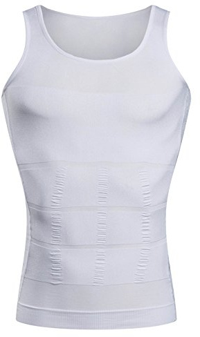 BaronHong Kompressionströja för Gynekomasti, väst för att dölja manliga bröst, slimmande shapewear som plattar hela magen
