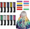 Pettine a gesso per capelli a 10 colori, colore temporaneo capelli, pettine per la colorazione dei capelli usa e getta lavabile per ragazzi/ragazze Cosplay, feste, Natale, regali di compleanno