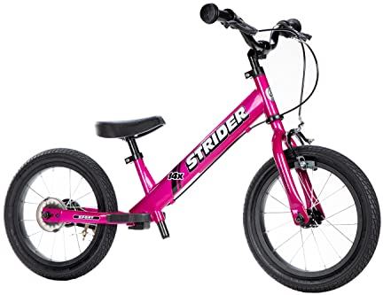 Strider 14 SK-SB1-IN-PK Cross-Country-Fahrrad mit Bremse, pink