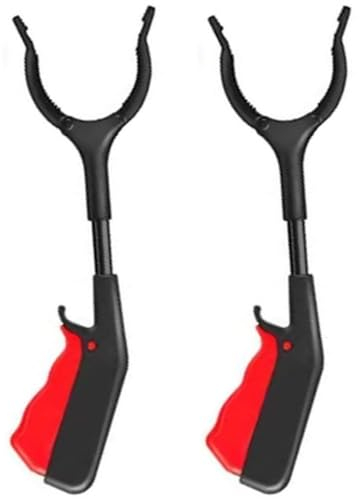 Greifzange Für Senioren 2 Stück, Müllzange Greifzange, 60/82 cm Greifzange, Faltbare Greifer Mit Magnet-Greifarm, Teleskop Greifer Für Senioren, Kinder Und Menschen Mit Behinderung ( Size : 12inch(2pc