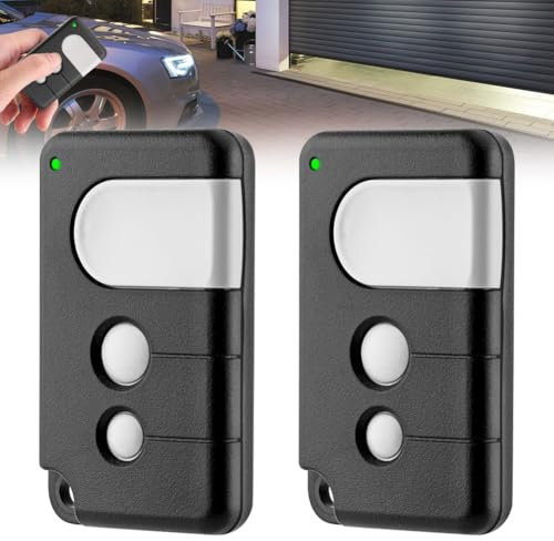 Lot de 2 télécommandes pour ouvre-porte de garage - Compatible avec Chamberlain, LiftMaster, 433,92 MHz - Pour MotorLift 500, 700, 1000
