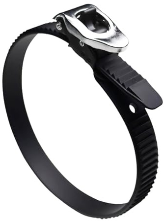 Fxzqgnh Collier de Serrage à Cliquet Robuste avec Boucle, Sangle Réglable et Réutilisable, en Alliage D'aluminium et Nylon, Idéal pour Une Utilisation Ind, 23.5 Cm