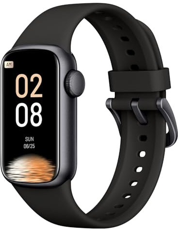 BUTFORFIT Fitness Tracker, 1,47 Zoll HD-Display Fitnessuhr mit 137+ Sportmodi, Smart Watch mit Schlafmonitor Schrittzähler, IP68 Wasserdicht Fitnessuhr für Damen Herren Black