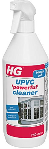 HG UPVC Powerful Cleaner 750 ml - for All Synthetic Materials - Against Dirt - Without Damaging The Surface