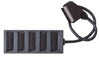 Conmutador Scart (con cable, 0,4 m, euroconector de 5 x Scart de VE = 1 [PC]