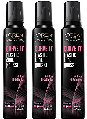 L’Oreal Paris Advances Hair Style Curve It Curl Mousse 8.3z (Pack of 3)