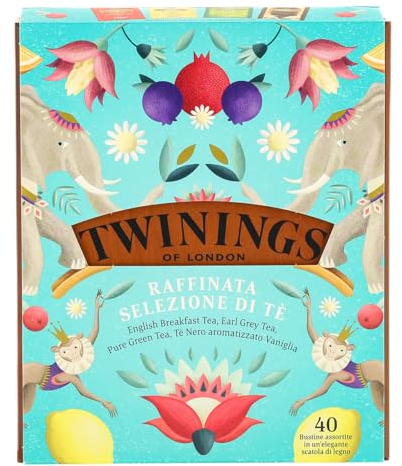Twinings Box 40 Tea Selection Boîte en bois 40 thé