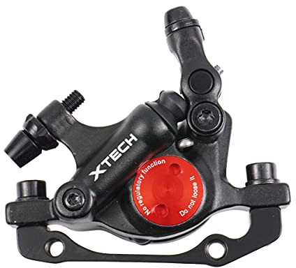 CNC Hydraulische Scheibenbremse Fahrrad，Fahrrad Scheibenbremse Set Vorne Und Hinten，Hydraulik Bremse Fahrrad aus Aluminiumlegierung für MTB Mountainbike，Schwarz