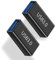 iJiZuo Adaptateur USB Femelle à Femelle, Paquet de 2, Connecteur D'extension Adaptateur 3.0 USB, pour Connecter Deux Extrémités Mâles USB, Connecteur D'extension - Noir
