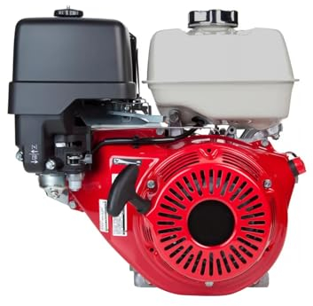 SOLOCJNL Elektrostart Umrüstsatz,Elektrostart Kit Schwungrad Anlasser Schlüsselschalter Spule Zündung Lüfterabdeckung Fit für GX160,GX200