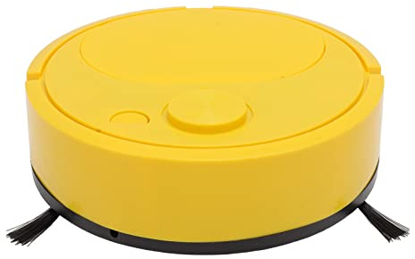 aqxreight Aspirapolvere Robot, Aspirapolvere Robot Ricarica USB Multifunzionale Mini Robot Spazzante Intelligente per Moquette in Piastrelle per Pavimenti in Legno (YELLOW)
