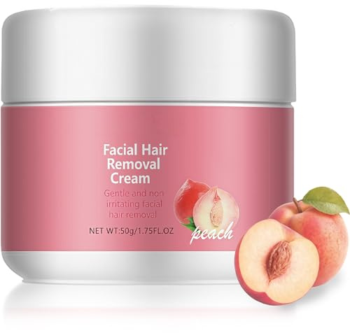 Gentle Hair Removal Cream for Face and Body, Suitable for Sensitive Skin, Moisturizing Facial Hair Remover for Women, Effective on Upper Lip, Chin, and Smooth Skin, 1PCS
