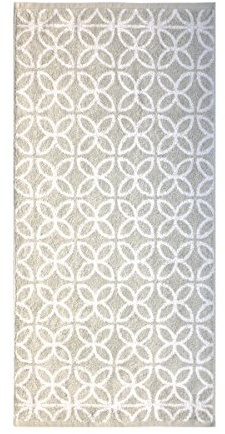 Dyckhoff Retro Duschtuch, Baumwolle, beige, 140 x 70 cm