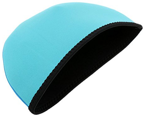 Sharplace Neopren Beanie - 2mm Neopren Hut - Neoprenhaube, M 55 bis 59 cm, Himmelblau
