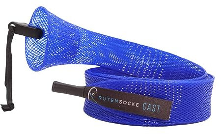Rutensocke Cast S (140cmx32mm, Rutenschutz für Ruten bis 1,8m)(Blau, 140)
