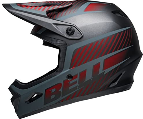 BELL Transfer Adult Full Face Bike Helmet - Matte Charcoal/Gray (2023), Small (53-55 cm)