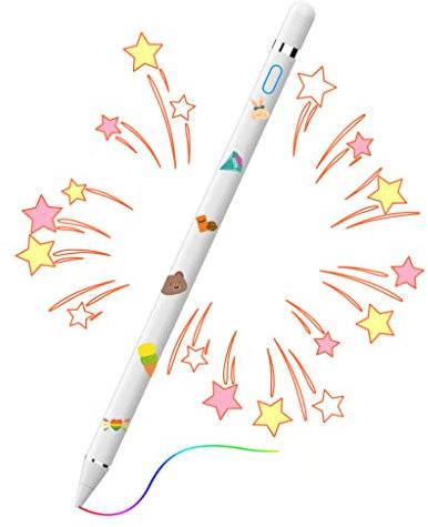 Kenkor Stylus Pen, Digital, Fine Point iPad Pencil for Touch Screens, Compatible with iPhone, iPad Mini/Air, Samsung/Android Smart Phone & Tablet Writing Drawing Pencils