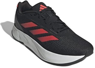 Adidas Men's Duramo SL, Black/Solar Red/Grey, 10