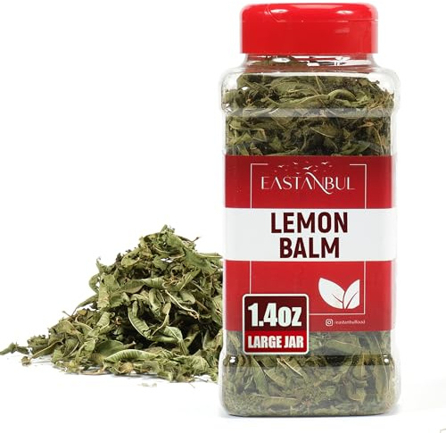 Eastanbul Lemon Balm Leaf, Melissa Tea, Natural, No Caffeine,1.4oz