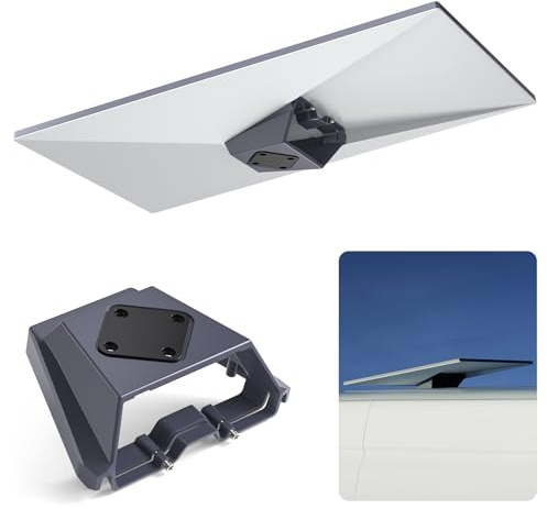 XLTTYWL Starlink Mount, Premium Starlink Standard Mobility Roof Bracket for Star Link Flat Dishy Fits RV, Boat, Wood, Metal, Plastic or Slotted Vehicle Rails (Gen 3 Flat Mount)