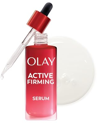 Olay Regenerist Active Firming Serum with Collagen Peptides, Niacinamide & Vitamin E – Visibly Firms & Reduces Wrinkles in 14 Days – Dermatologist Tested Face Serum