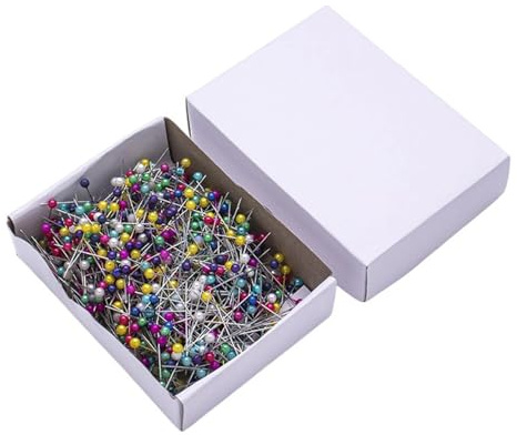 Lot de 800 épingles métalliques en acier inoxydable pour couture, couture, artisanat en métal