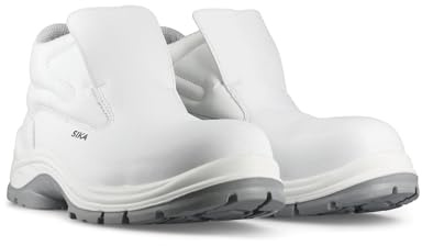 SIKA Limber Easy mid Safety Shoe S2 White - White (White), 46 EU