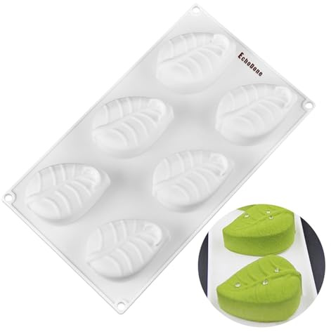 EchoDone 6 Cavities Tree Leaves Silicone Soap Mold DIY Craft Art Cake Mold Handmade Silicone Molds For Candle Soap Lotion Bars Mousse Making Supplier
