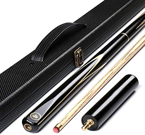 AONETIGER Billard Queue Eschenholz 145 cm 3 Teilig Spitzen 9.7mm Mit Zubehör Verlängerung Tasche/Koffer Set Zu Wählen Profi Snooker Pool Cue Sticks