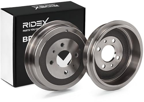 RIDEX 123B0019 2x Tamburo freno Posteriore Compatibilità con FIAT PANDA 169