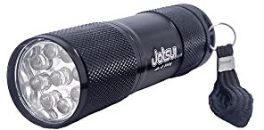 JATSUI Torcia a LED UV, Tascabile. Fascio di Luce Ultravioletta