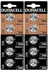 10 x Duracell CR 2025 mit Lithium (2 Blister mit je 5 Batterien) 10 Batterien