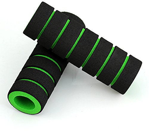 1 Pair Nonslip Foam Sponge Motorcycle Bicycle Handle Bar Grip Cover Handlebar Grips Black