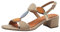 MARCO TOZZI Damen Sandalen mit Absatz mit Verstellbarem Riemen Vegan, Braun (Biscuit Comb), 38 EU