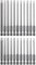 YRAKOZIN 22 Stück Torx Schraubendreher set, Magnetisch Torx Bit Set, T6/T7/T8/T9/T10/T15/T20/T25/T27/T30/T40 Elektrische/Hand Schraubendreher Bit Set (75MM+100MM)