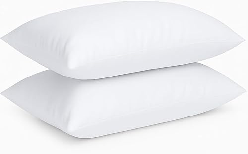 GonZalo GraCia. Microfibre Soft Touch Pillows 2 Pack Hotel Quality Anti Allergy Anti Dust Mite For Better Night Sleep Bed Pillow (2 Pillows)