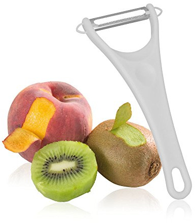 Metaltex Pelatomates, Blanco/Rojo, Estándar