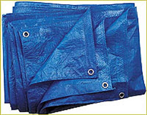 Blaue Abdeckplane 60g/m², 3x3m Gewebeplane Schutzplane Plane zum universellen Gebrauch