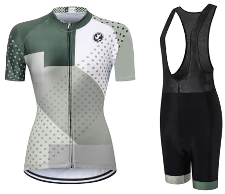 UGLY FROG Damen Rennrad Trikot Set Damen Fahrradbekleidung Sommer Bike Wear Radhose Anzüge Atmungsaktiv 2021 Neueste Bunt Streifen Graffiti XSVH02