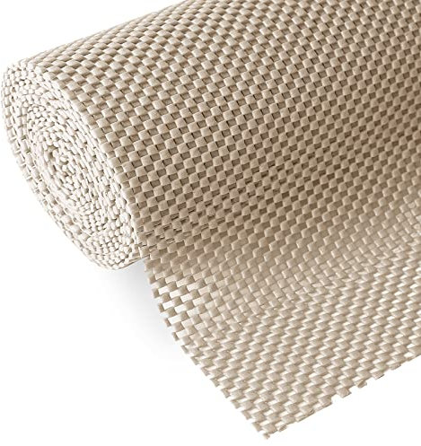 Tonw Tapis d'étagère et de tiroir, non adhésif, antidérapant et adhérent, durable, tapis propre, taille complète, 45 cm x 6 m, pour tiroirs, étagères, armoires, rangement, cuisine, bureau, cuisine