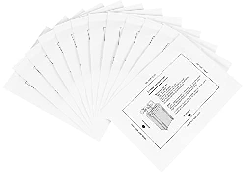 12 x Papierschredderschmierblätter, Aktenvernichter, Schmieröl, tragbares Schmieröl für Papiertyp