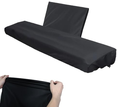 DecorDwell Copertura Antipolvere per Tastiera Digitale a 88 Tasti, Copertura per Tastiera Pianoforte 88 Tasti con Coulisse, Copertina Del Pianoforte